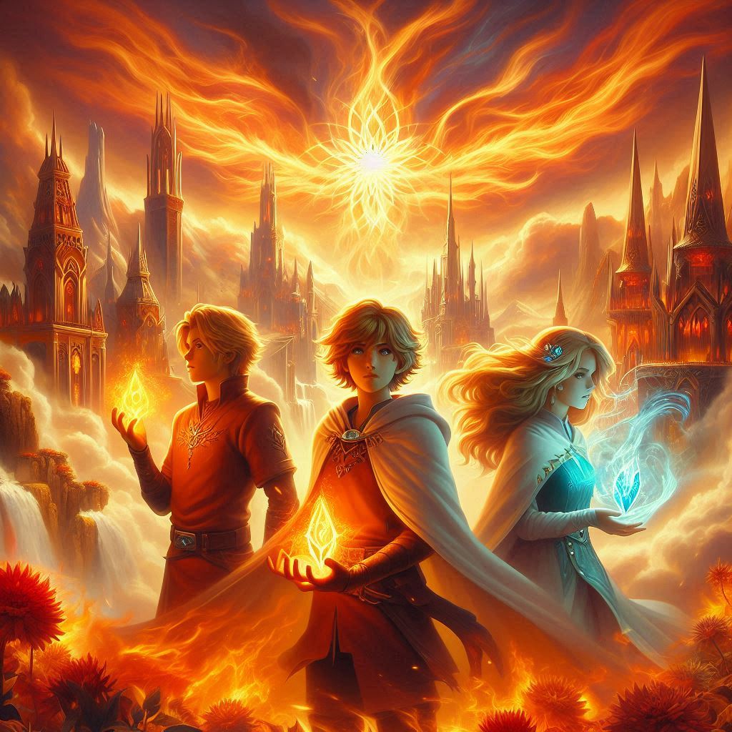 The Power of Fire and Air: A Fiery Adventure - Bedtime stories